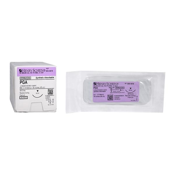 Suture PGA transp. PC-31 12/Boîte