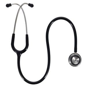 Henry Schein Adscope Clinician Stethoscope Reusable Adult Black PVC Tubing Ea
