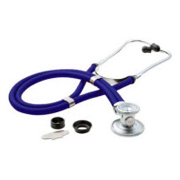 Henry Schein Adscope Pro Sprg Rprt Stethoscope Rsbl Adlt/Ped Ryl Bl 2Tb Ea