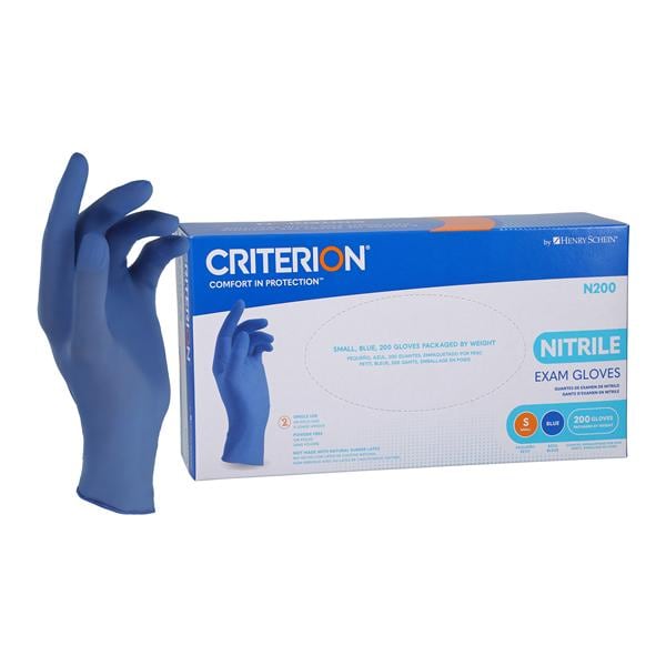 Criterion N200 Nitrile Gants Petit Non stérile Bleu 200/boîte