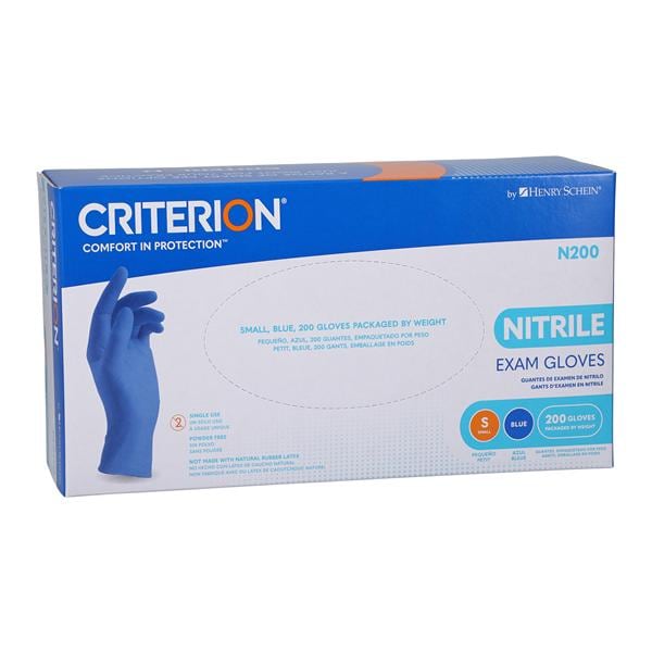Criterion N200 Nitrile Gants Très grand Non stérile Bleu 180/boîte