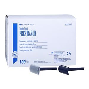 Razor Rasage de préparation Double bord/acier inoxydable Jetable 100/boîte