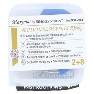 Henry Schein Anneaux Matrice sectionnelle Dents droites Recharge 2/paquet