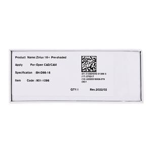 Zirlux16+ Zirconia Disc Preshaded B4 98x16 Ea