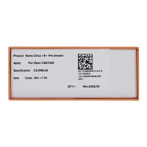 Zirlux16+ Zirconia Disc Preshaded C2 98x25 Ea