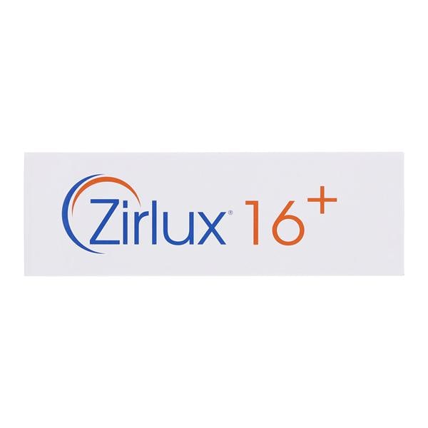 Zirlux 16+ Zirconia Block Preshaded A2 55mm x 19mm x 15mm 5/Pk