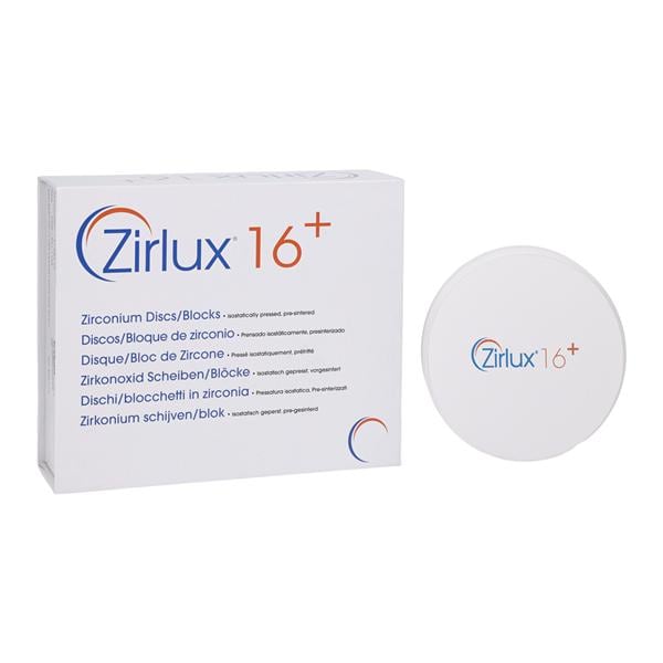 Zirlux16+ Zirconia Disc Preshaded A1 98x20 Ea