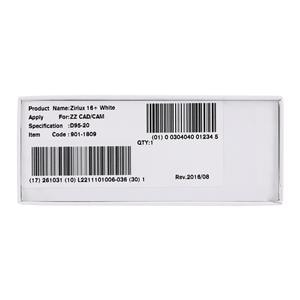 Zirlux16+ Zirconia Disc White 95x20 Ea