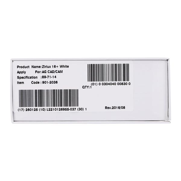 Zirlux 16+ blc 89x71x14 Ch.