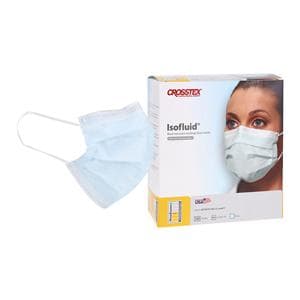Isofluid Earloop Mask ASTM Level 1 Blue 100/Bx