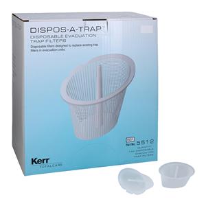 Dispos-A-Trap Trappe Aspiration 2,75 po Blanc 144/paquet