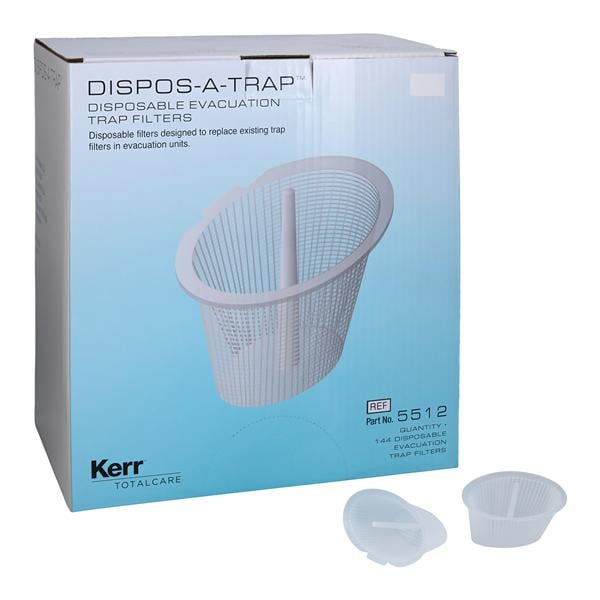 Dispos-A-Trap Trappe Aspiration 2,75 po Blanc 144/paquet