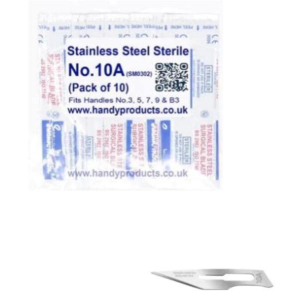 Blade Surgical Swann Morton #10A Sterile 100/Bx