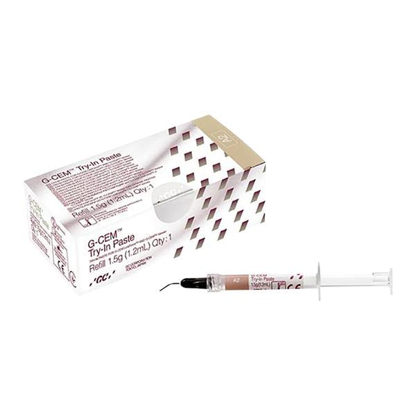 G-CEM Resin Try-In Paste Composite Cement A2 Pk