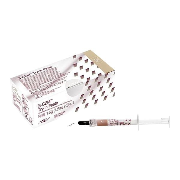 G-CEM Resin Try-In Paste Composite Cement Translucent Pk
