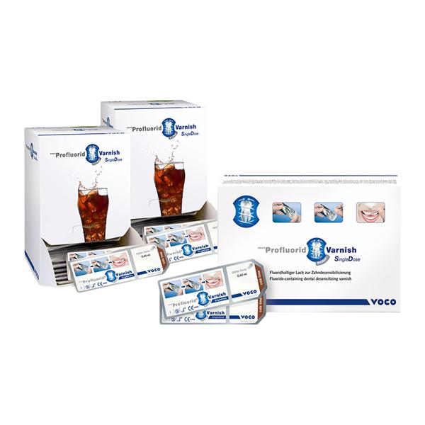 ProFluorid Vernis Traitement au fluorure 5 % de NaF 0,4 mL Cola lime 50/boîte