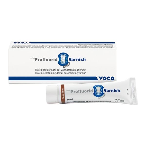 ProFluorid Vernis Traitement au fluorure 0,05 % de NaF 10 mL Cola lime Ch.