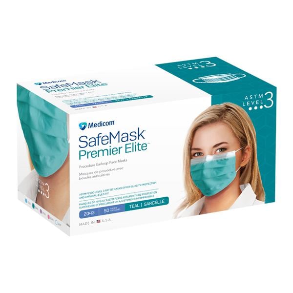 Safe+Mask Premier Elite Face Mask ASTM Level 3 50/Bx