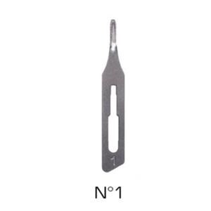 Stainless Steel Sterile Gouge Blade Size 1 100/Bx