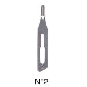 Stainless Steel Sterile Gouge Blade Size 2 100/Bx