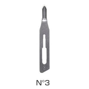 Stainless Steel Sterile Gouge Blades Size 3 100/Bx