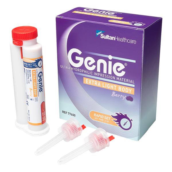 Genie Impression Material Rpd St 50 mL X-Light Body Berry Cartridge Package Pk