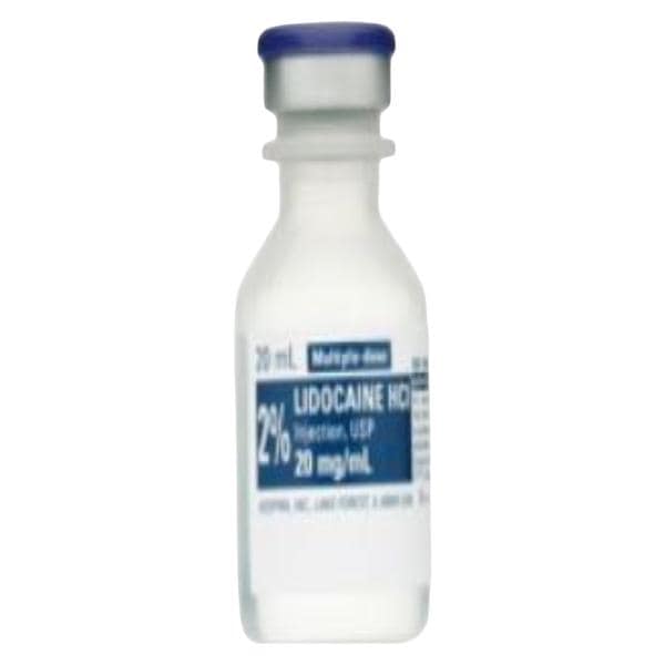 Lidocaine HCl w/Epinephrine Injection Vial 20mL with 2% epinephrine Ea