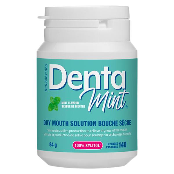 Denta Dry Mouth Xylitol Sweetened Mints Mint 140/Jar