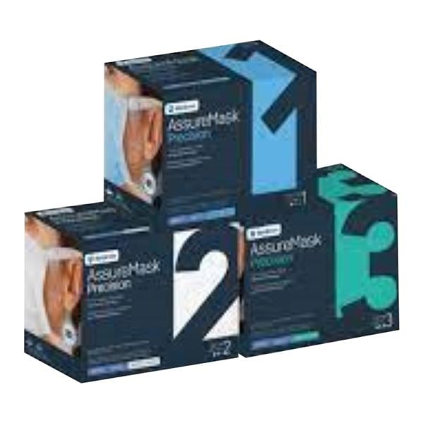 Tie-On Face Mask ASTM Level 3 Fog Free Green 50/Bx