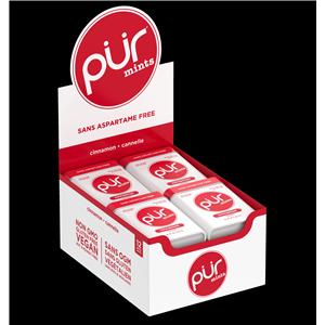 PUR Xylitol Sweetened Mints Cinnamon 12/Bx