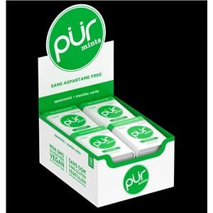 PUR Xylitol Sweetened Mints Spearmint 12/Bx