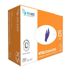 Blueberry Nitrile Exam Gloves X-Small Purple _ 250/Bx
