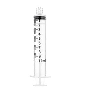 Needleless Syringe 10mL Slip Tip No Dead Space 100/Bx, 12 BX/CA