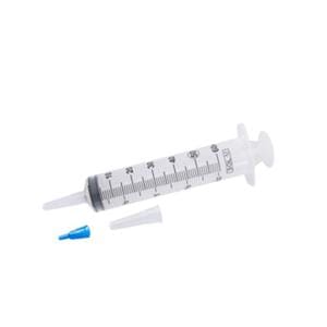 Eccentric Syringe 60mL Low Dead Space 30/Bx, 8 BX/CA