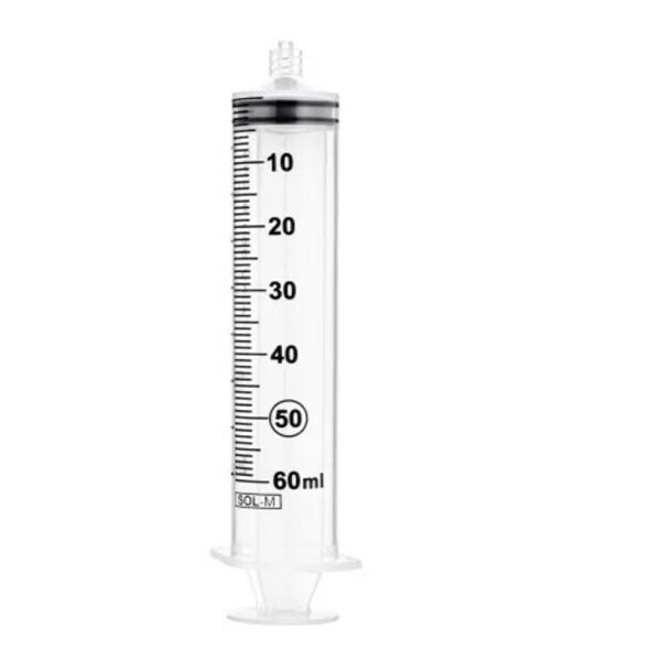 Needleless Syringe 60mL Slip Tip Low Dead Space 30/Bx, 8 BX/CA