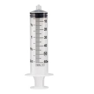 Needleless Syringe 60mL Luer Lock No Dead Space 20/Bx, 6 BX/CA