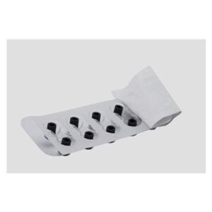 Syringe Cap Plastic Black, 5 BX/CA
