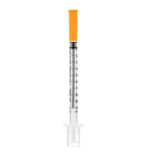Insulin Syringe/Needle 31gx8mm 0.3mL Fixed Needle Safety Low Dead Space 100/Bx, 10 BX/CA