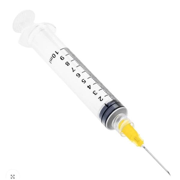 Hypodermic Syringe/Needle 20gx1" 10mL Luer Lock Exchngbl Ndl Std LDS 100/Bx, 12 BX/CA