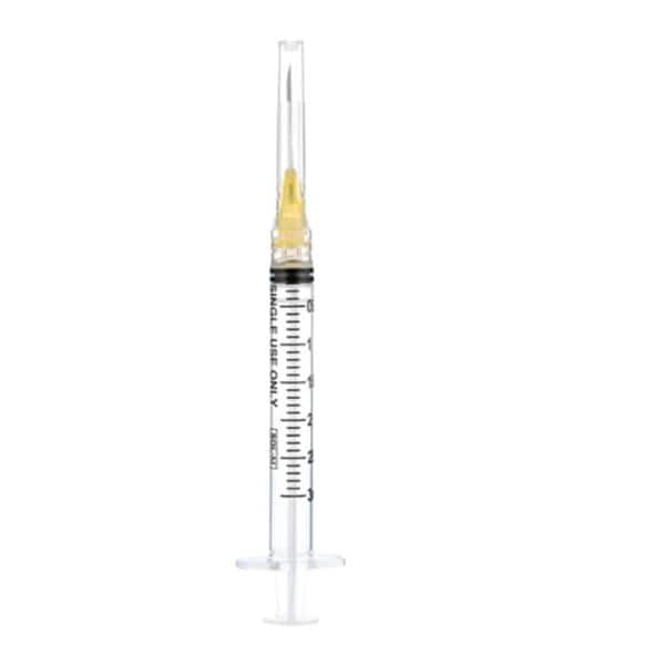 Hypodermic Syringe/Needle 20gx1-1/2" 3mL Luer Lock Exchngbl Ndl Std LDS 100/Bx, 8 BX/CA