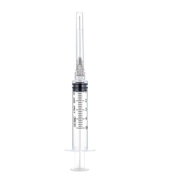 Hypodermic Syringe/Needle 22gx1-1/2" 5mL Luer Lock Exchngbl Ndl Std LDS 100/Bx, 8 BX/CA