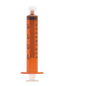 Oral Syringe Plastic Amber, 5 BX/CA
