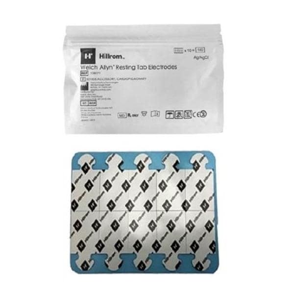Electrode Tab Resting 23x25mm Disposable 5000/Ca