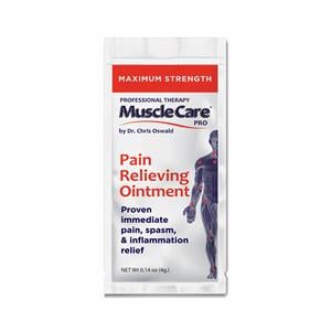 MuscleCare Pain Relief Ointment Max Strength Individual Packet 144/Bg