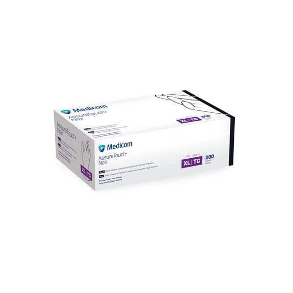 AssureTouch Nitrile Gloves Black Non-Sterile