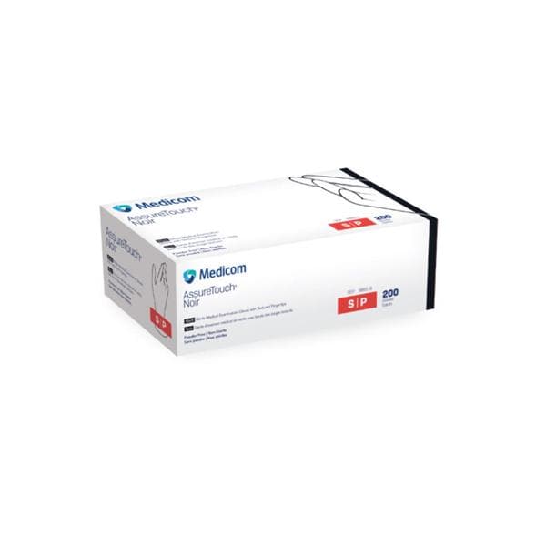 AssureTouch Nitrile Gloves Black Non-Sterile