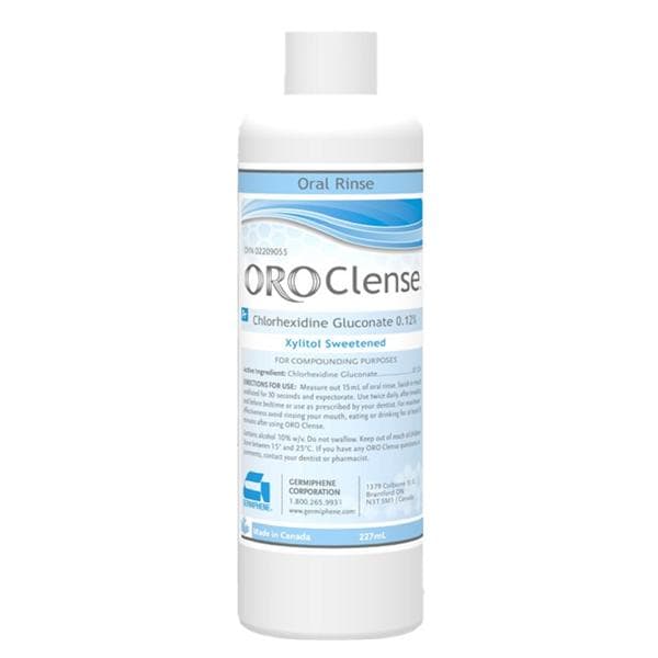Oro-Clense Mouthwash 0.12% Chlorhexidine Gluconate 227 mL Mint Chlorhexidine Ea