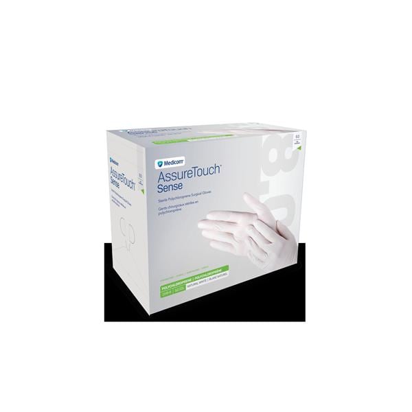 AssureTouch Polychloroprene Surgical Gloves 7 Natural White