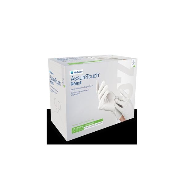 AssureTouch Polyisoprene Surgical Gloves 9 Natural White