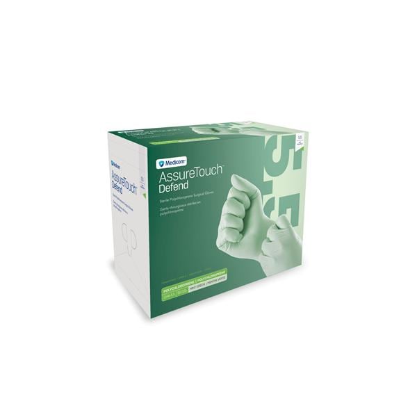 AssureTouch Polychloroprene Surgical Gloves 7 Mint Green